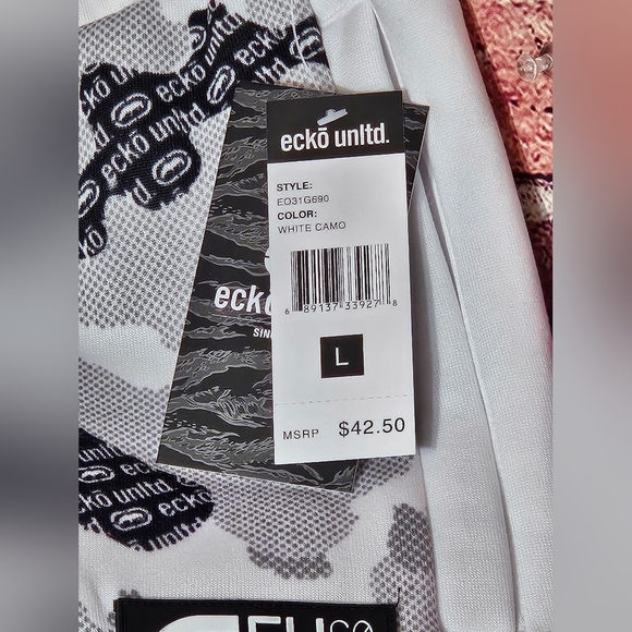 Ecko Unlimited Gray and Black Graphic Shorts Relaxed Fit Mens Large - Picture 5 of 11